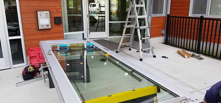 storefront door glass replacement Fairview